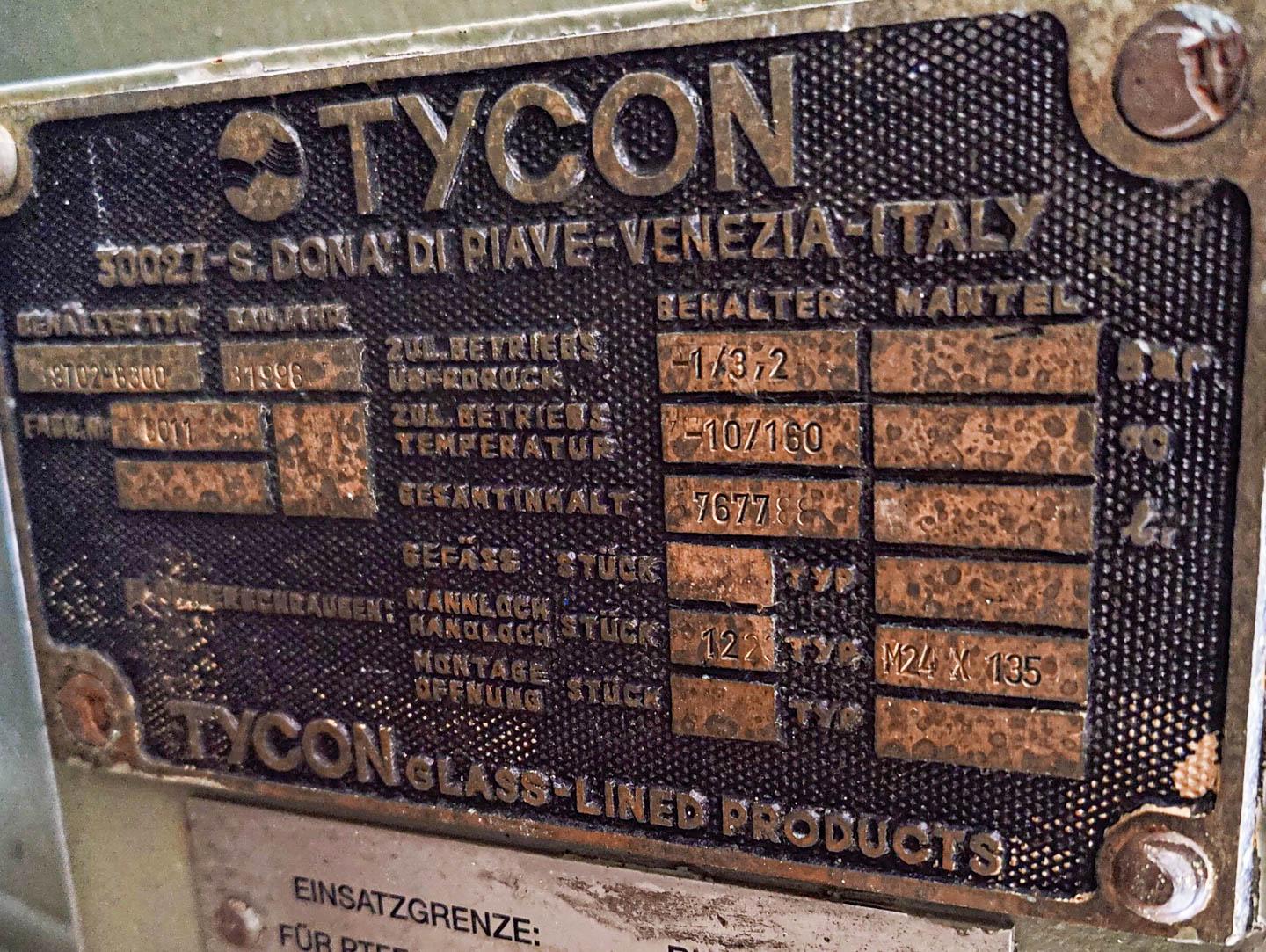 Tycon Italy 6300 Ltr - glass lined - Герметичный сосуд - image 15