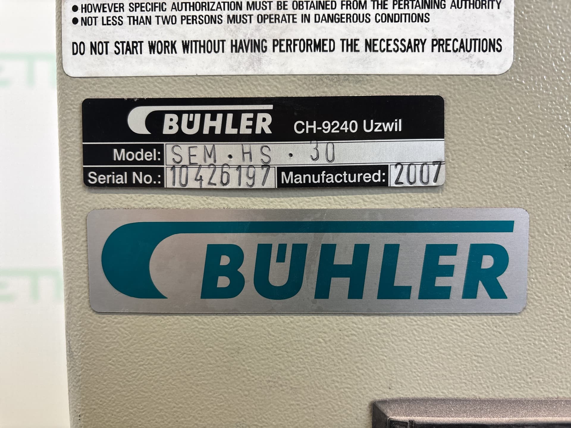 Bühler SEM-HS 30 - Dissolver - image 12