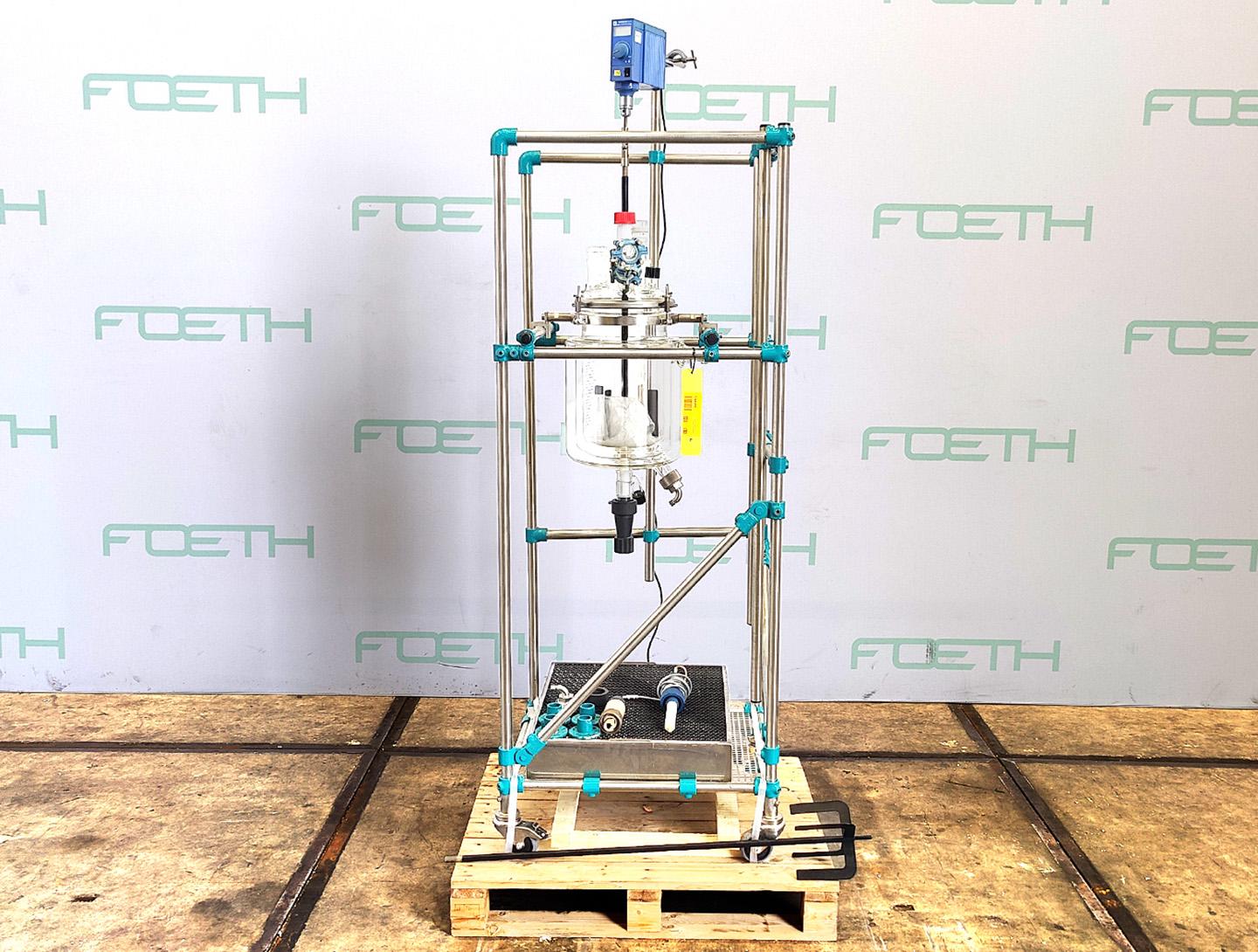 HWS Labortechnik 10L triple Wall Reaktor - Zbiornik mieszalnikowy