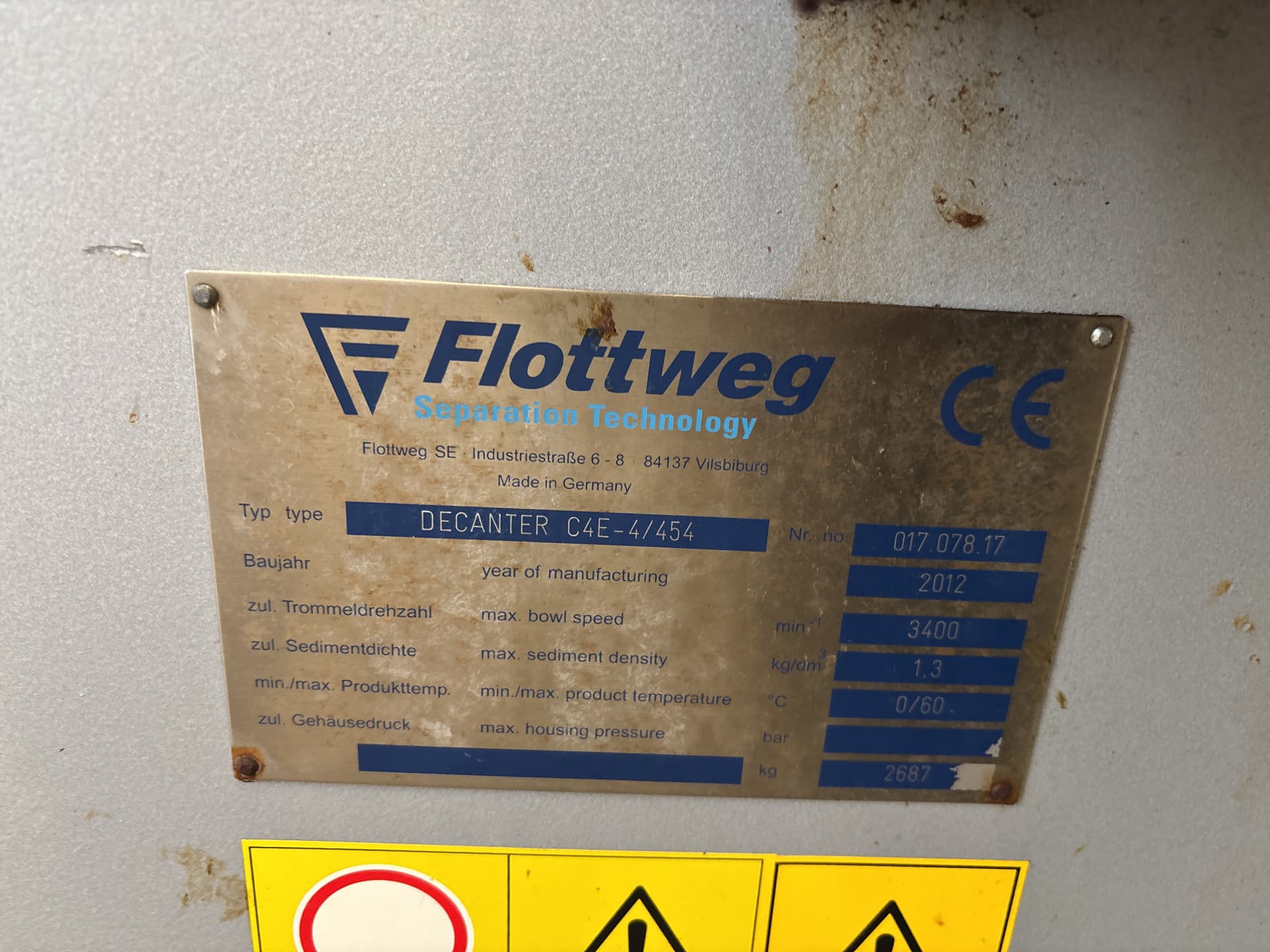 Flottweg C 4E-4/454 - Decanter - image 2
