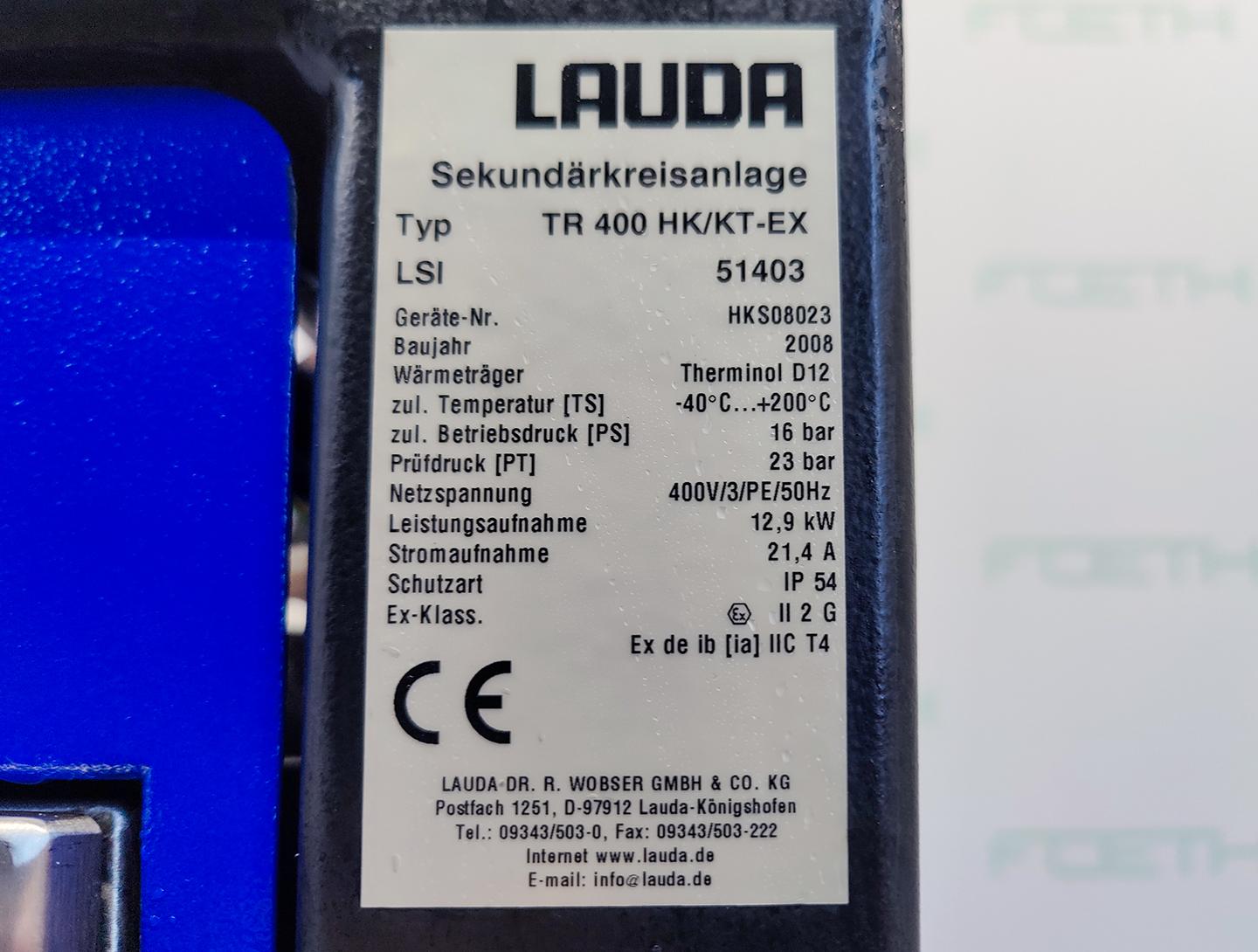 Lauda TR400 HK/KT-EX "secondary circuit system" - Temperature control unit - image 6