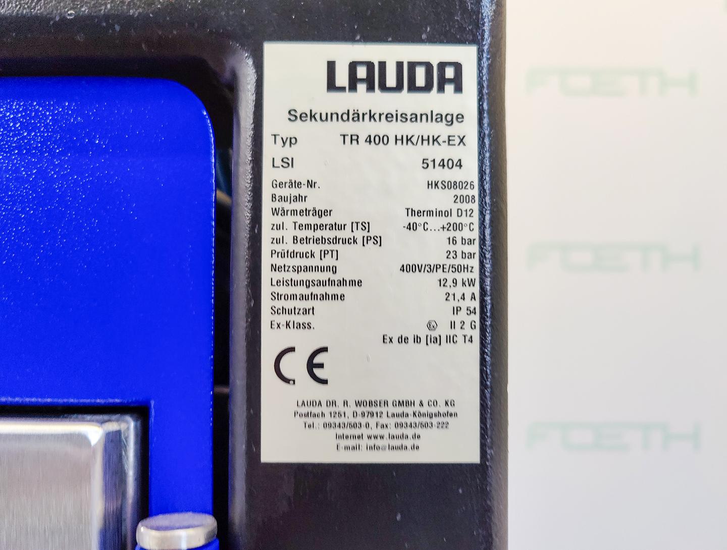 Lauda TR400 HK/HK-EX "secondary circuit system" - Unitate control temperatura - image 14