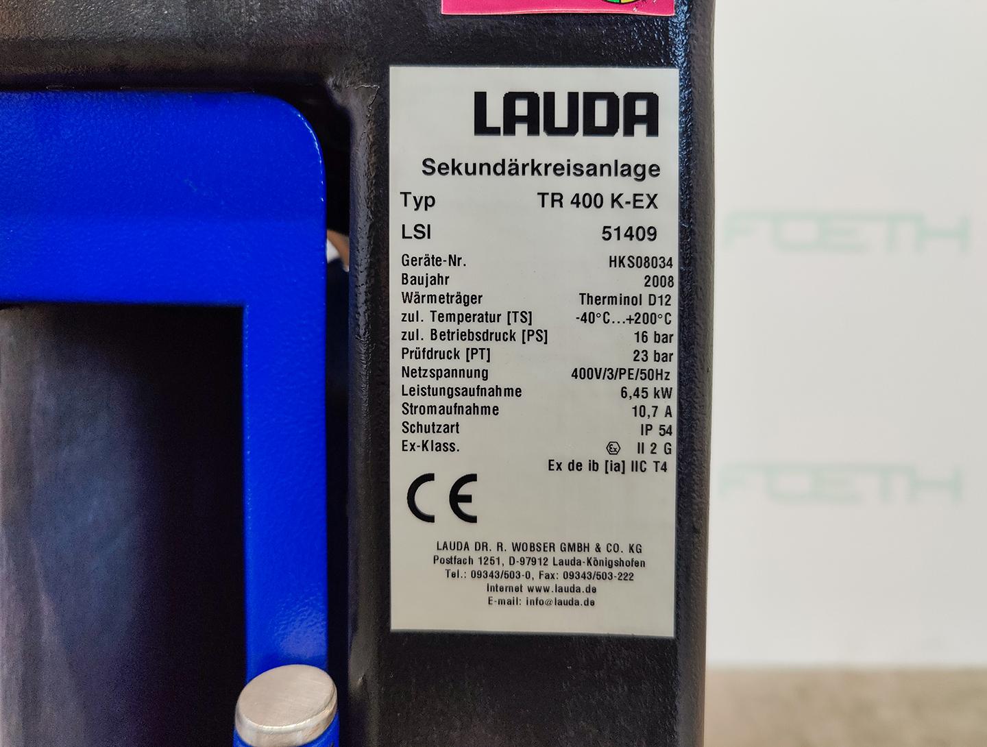 Lauda TR400 K-EX "secondary circuit system" - Unitate control temperatura - image 6