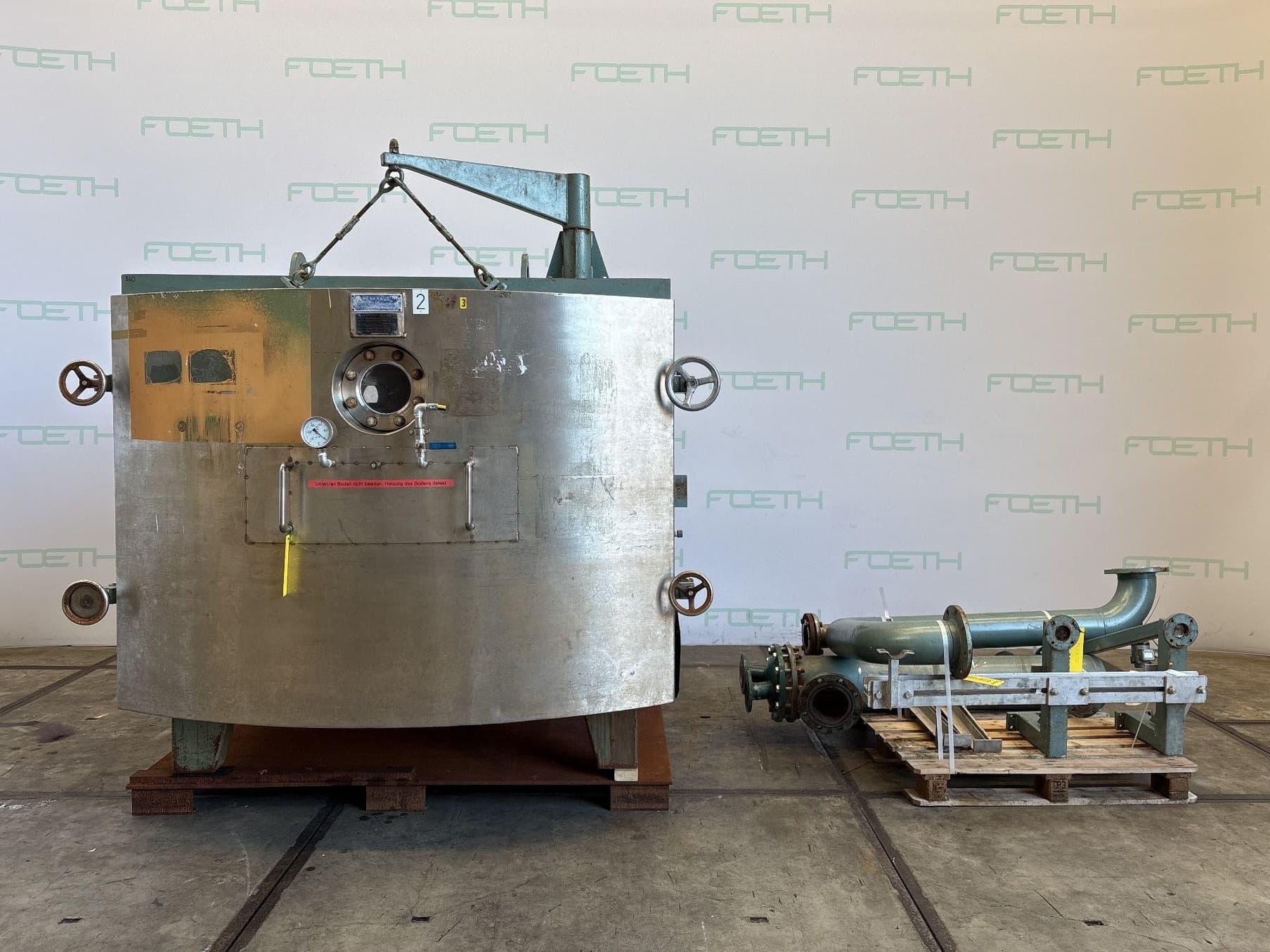 Henkhaus Vacuum Drying Cabinet — 16,2 m² - Traydroger - image 1