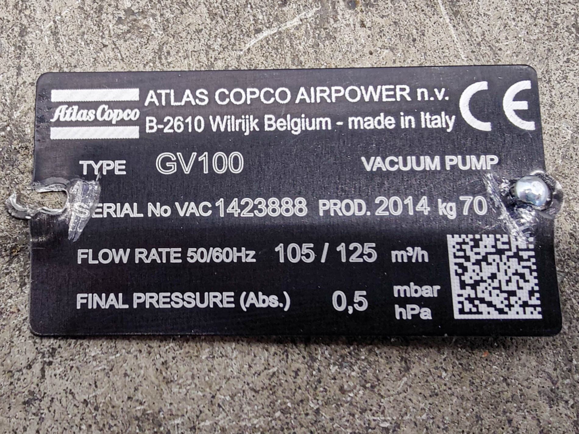 Atlas Copco GV 100 - Bomba de vacío - image 5