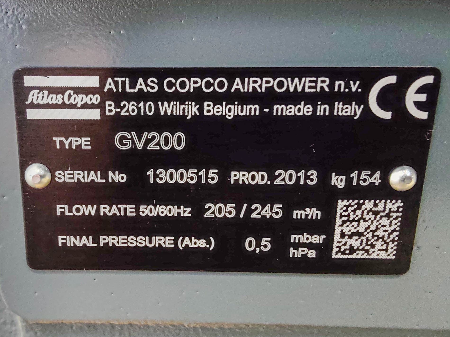 Atlas Copco GV 200 - Bomba de vacío - image 10