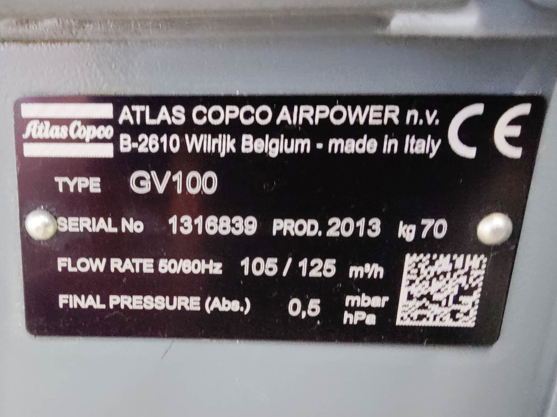 Atlas Copco GV 100 - Bomba de vacío - image 10