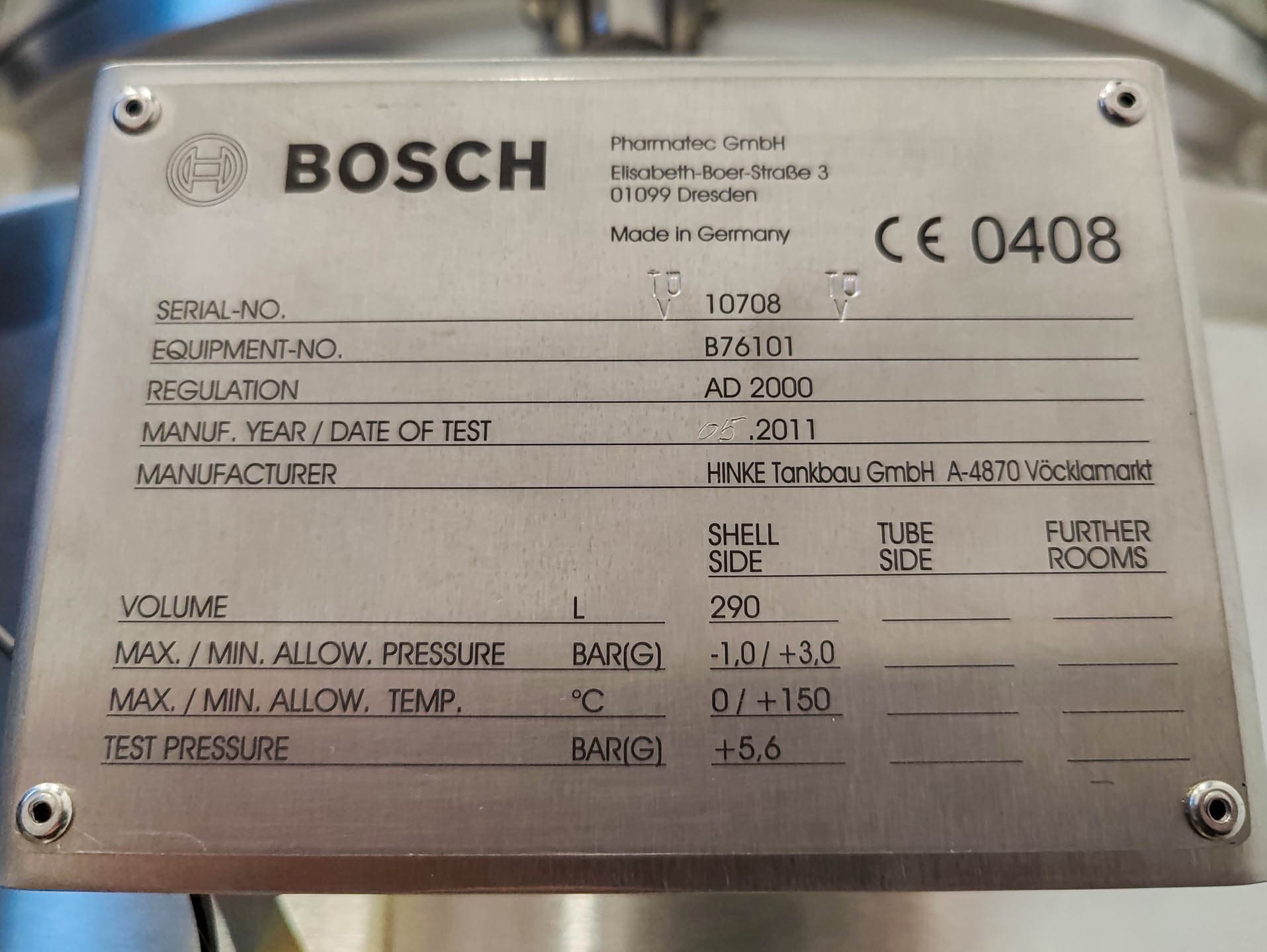 Hinke 290 Ltr. - Serbatoio a pressione - image 9