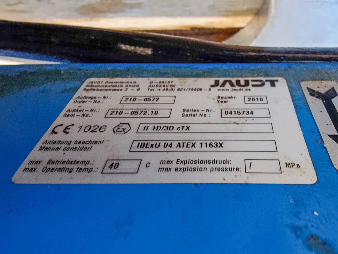 Jaudt ø 200 mm (Ex) - Rotating valve - image 7