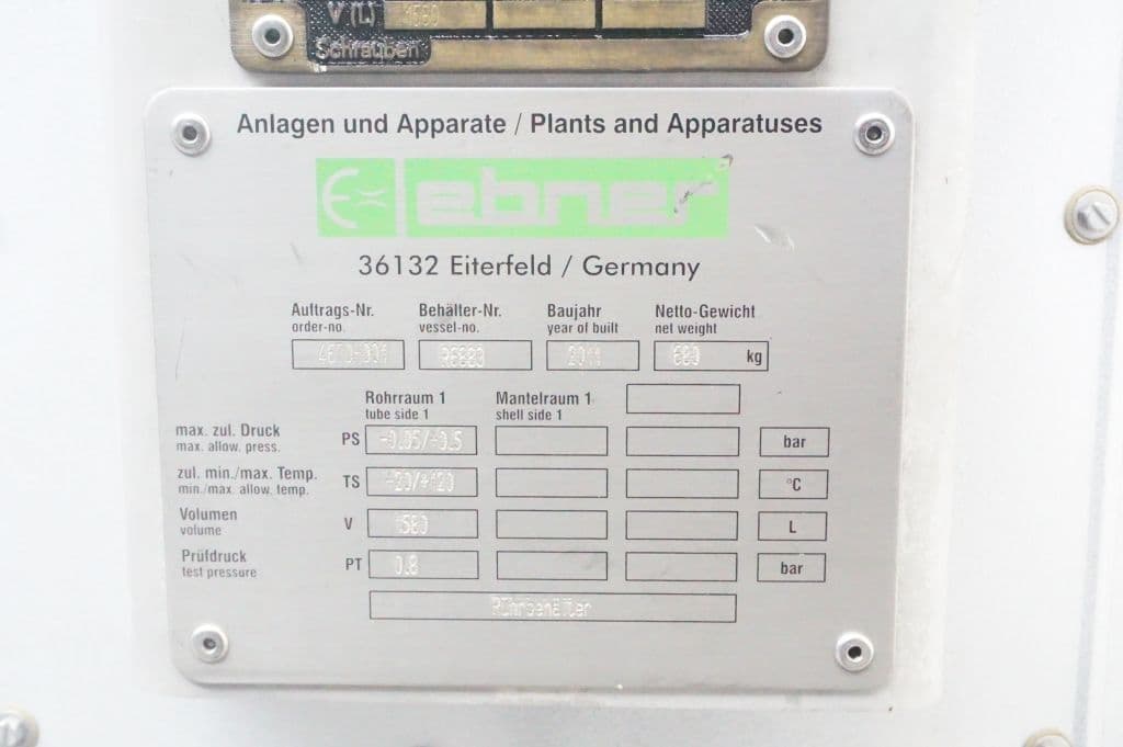 Ebner 1580 Ltr - Сосуд для перемешивания - image 7
