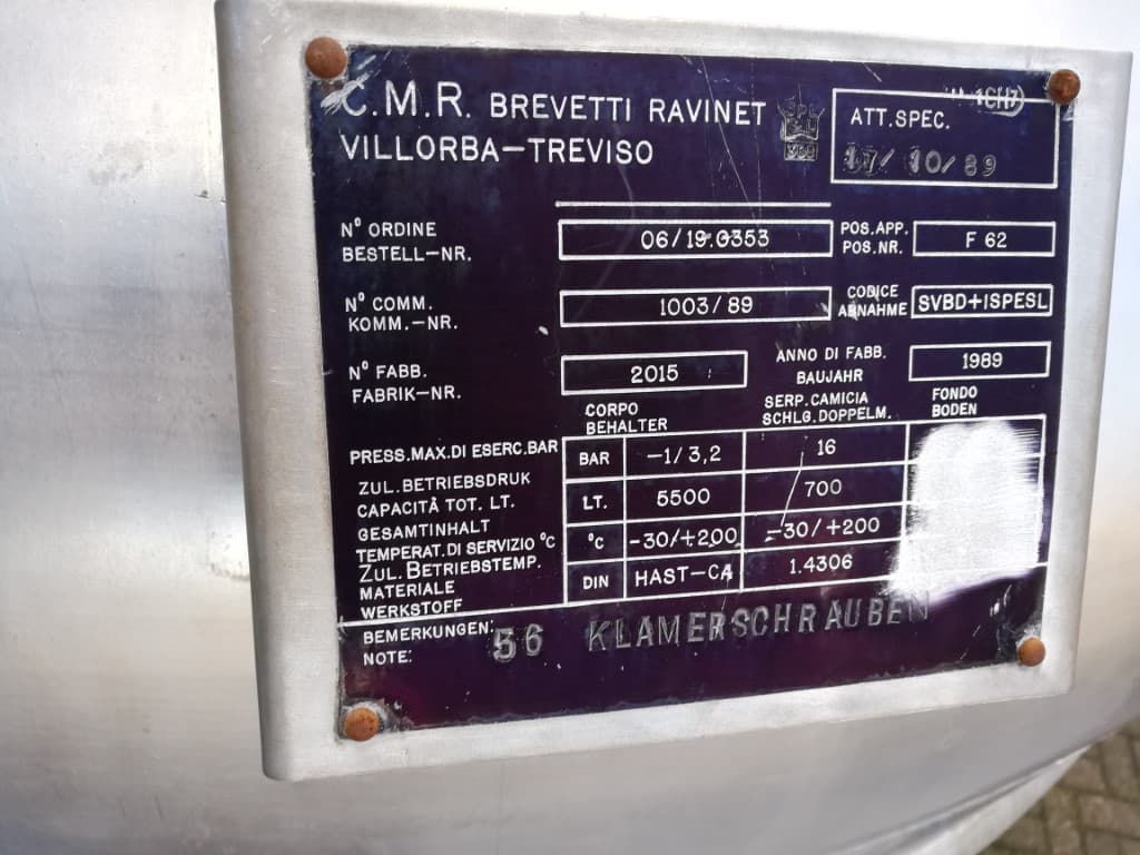 CMR Brevetti 5500 Ltr - Nutschefilter - image 12