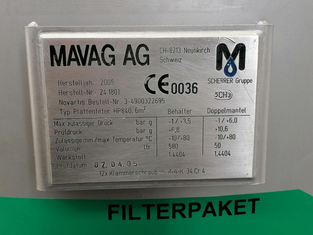 Mavag Altendorf HP840 - Filtru cu placi orizontale - image 9