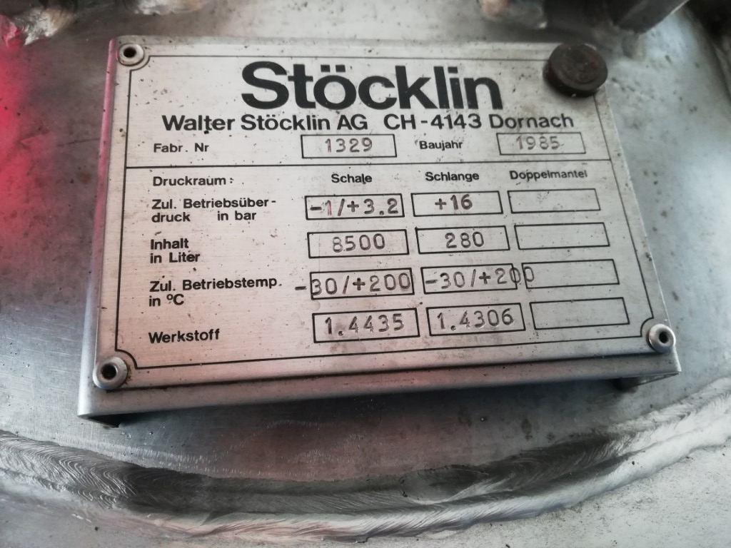 Stoecklin 6300 ltr - Reactor otel inoxidabil - image 14