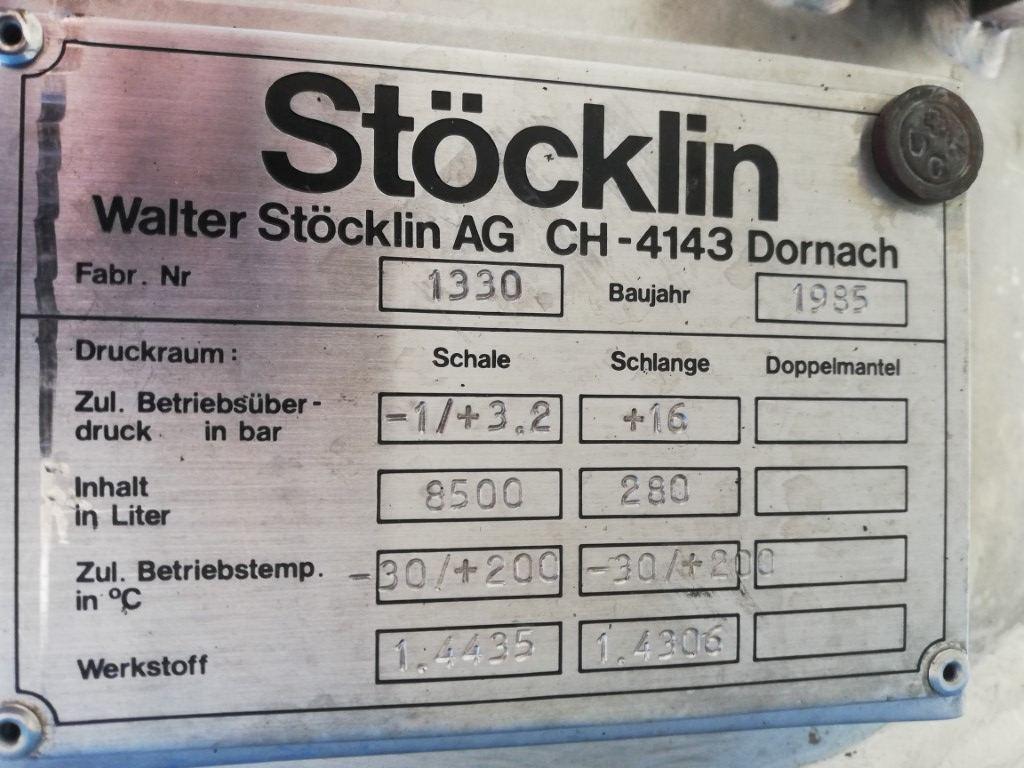 Stoecklin 6300 ltr - Reactor otel inoxidabil - image 11