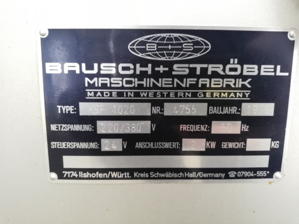 Bausch & Ströbel KSF-1020 - Doppensluiter - image 6