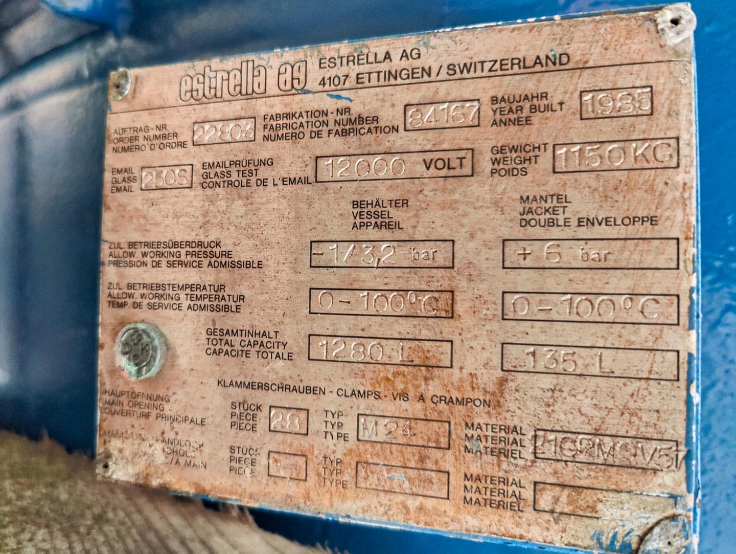 Estrella 1000 Ltr - Zbiornik ciśnieniowy - image 8