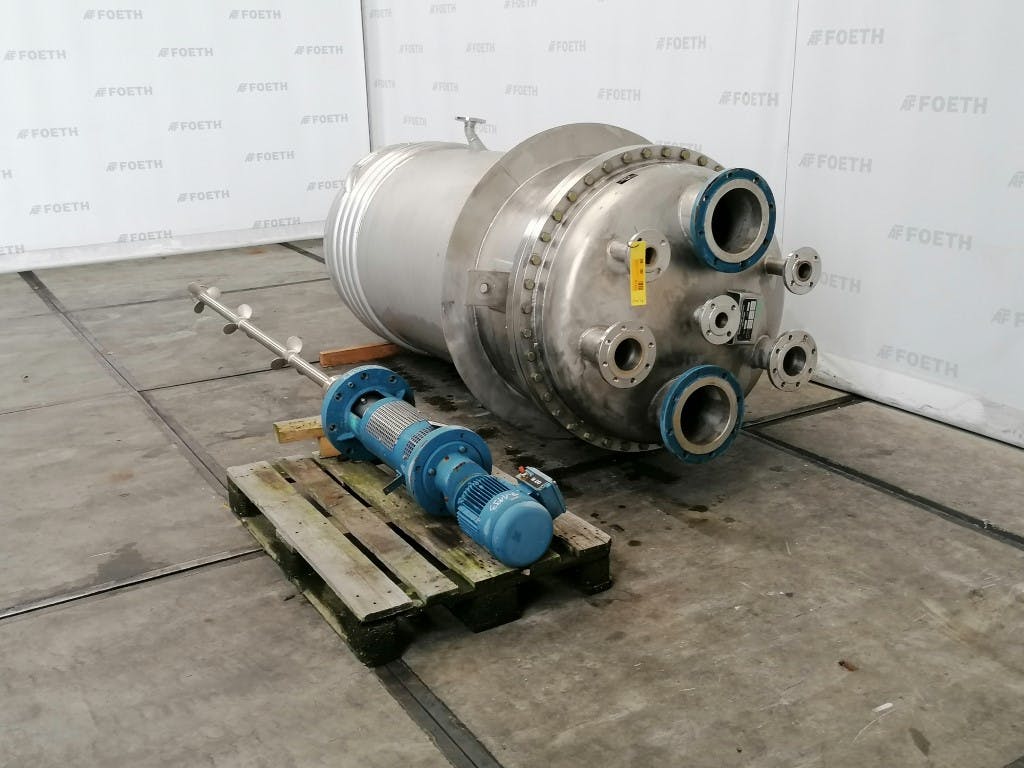 Kleiser 1600 Ltr - Stainless Steel Reactor - image 3