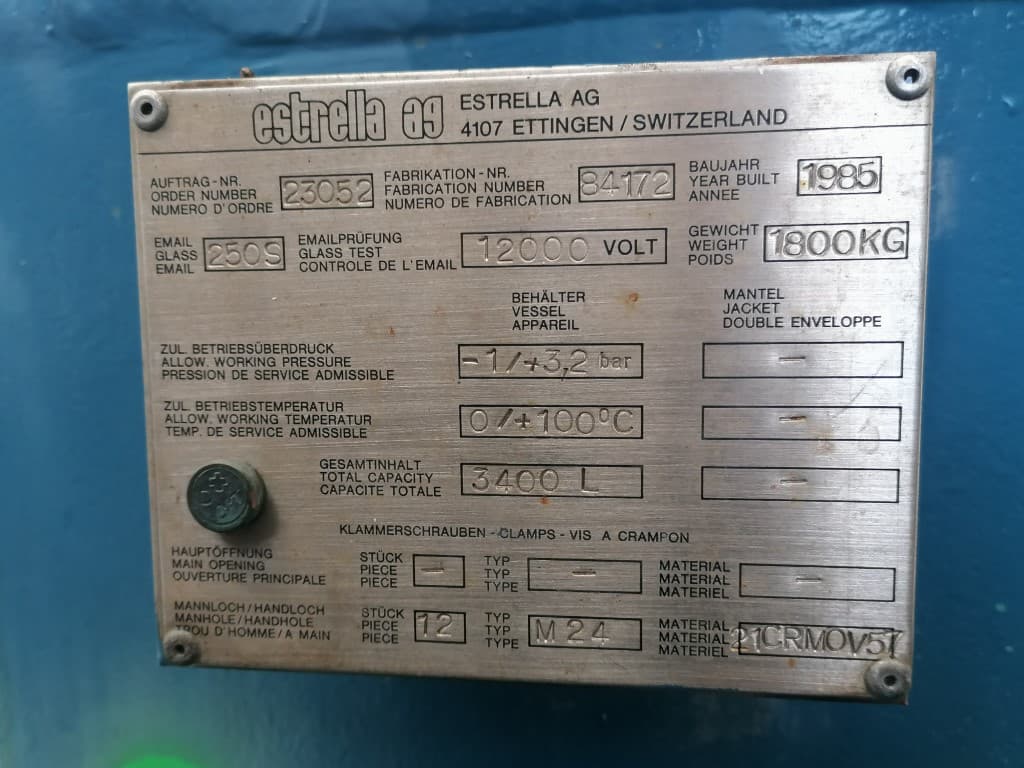 Estrella 3400 Ltr - Serbatoio a pressione - image 8