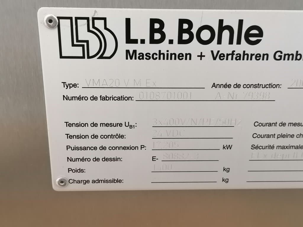 Bohle VMA20 V M Ex - Mezcladora universal - image 14