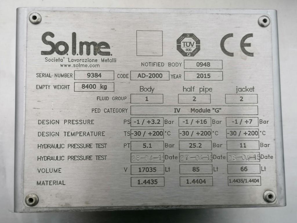 Solme, Societa Lavorazione Metalli 17035 Ltr - Filtr nutsche - image 10