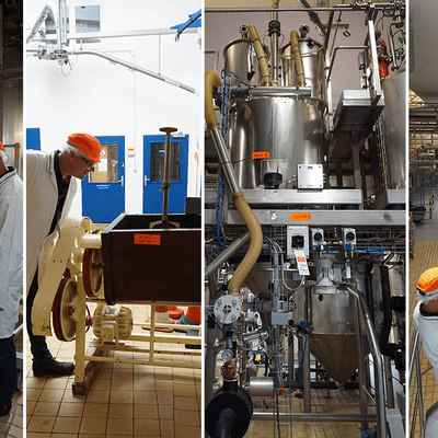 Margarine production facility