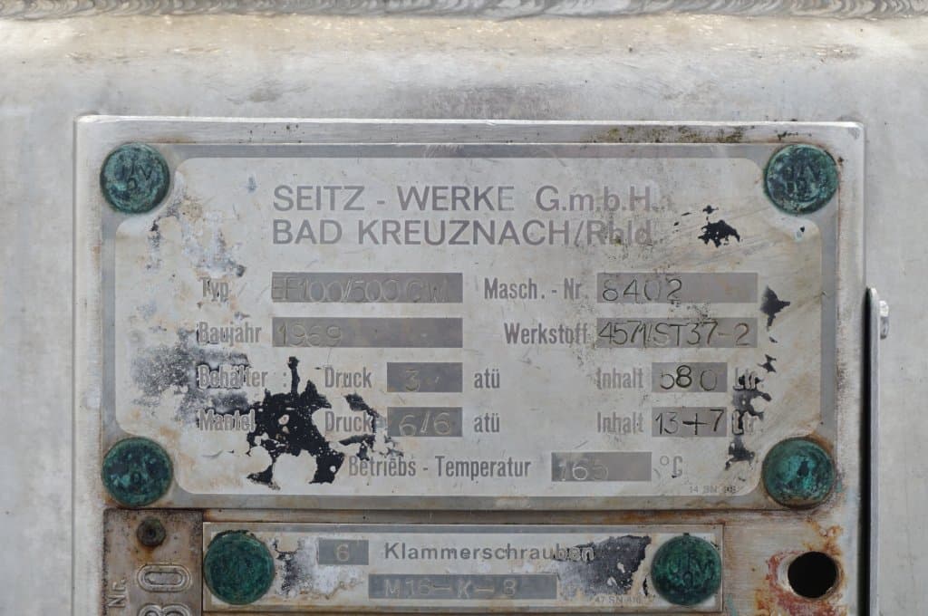 Seitz - Werke EF 100/500 CW (0.75 m²) - Нутч-фильтр - image 7