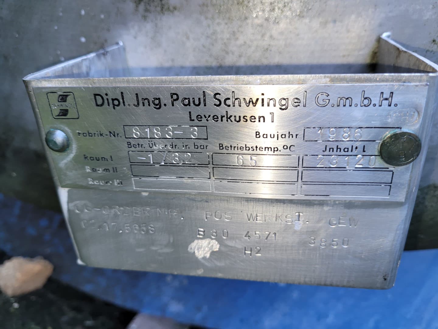 Paul Schwingel 23 m³ - Герметичный сосуд - image 3