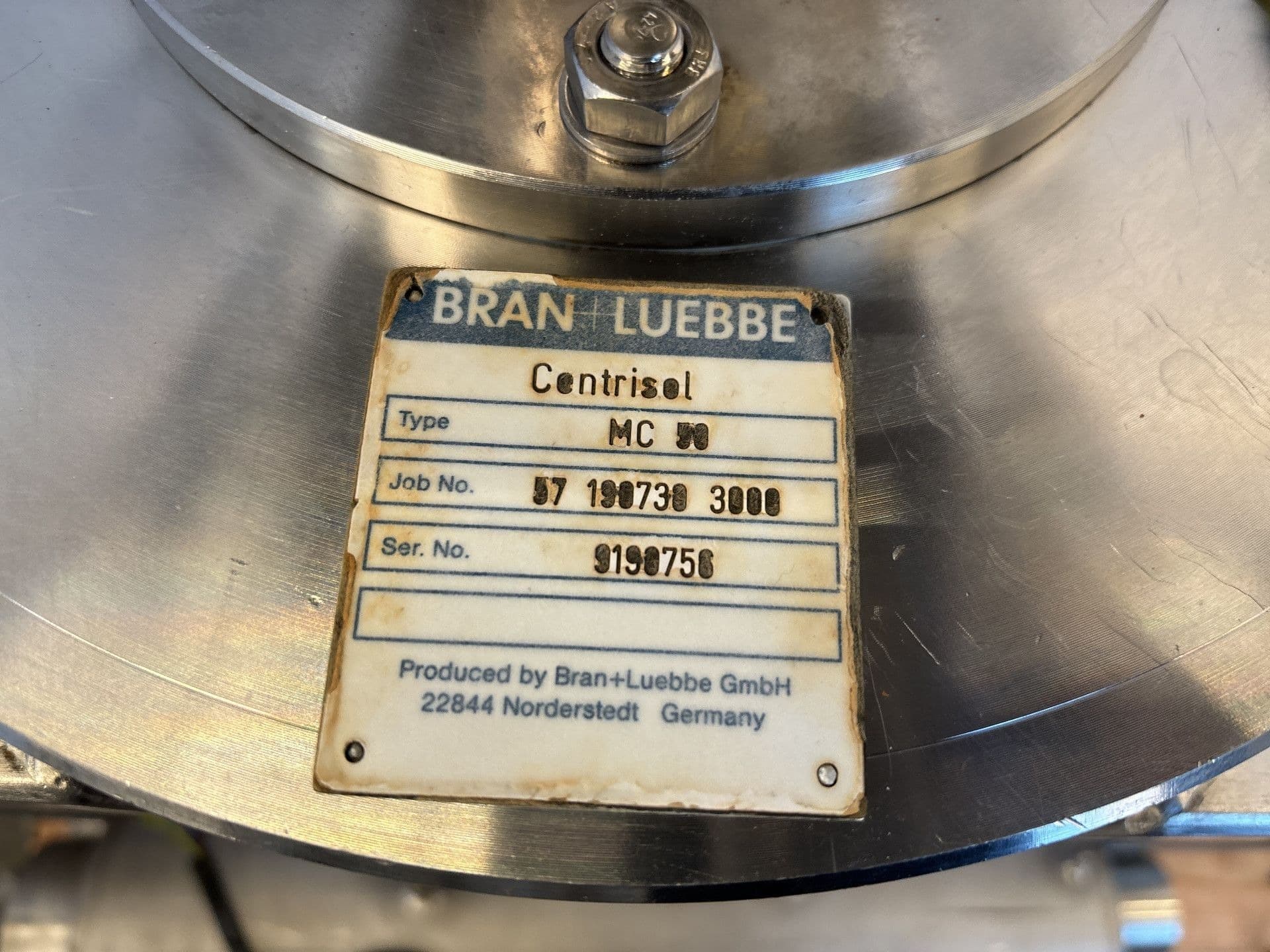 Bran + Luebbe CENTRISOL MC-50 - Поточные диспергатор - image 4