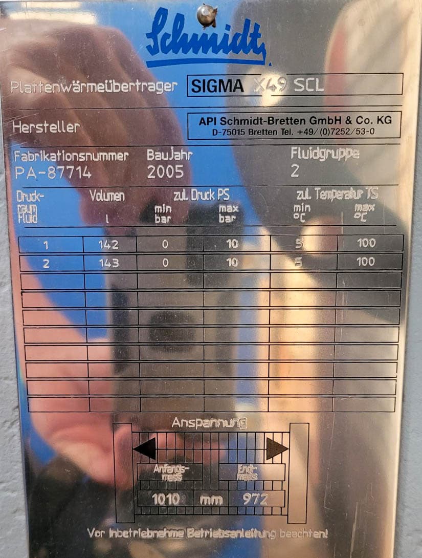Api Schmidt SIGMA X49 SCL - Пластинчатый теплообменник - image 4