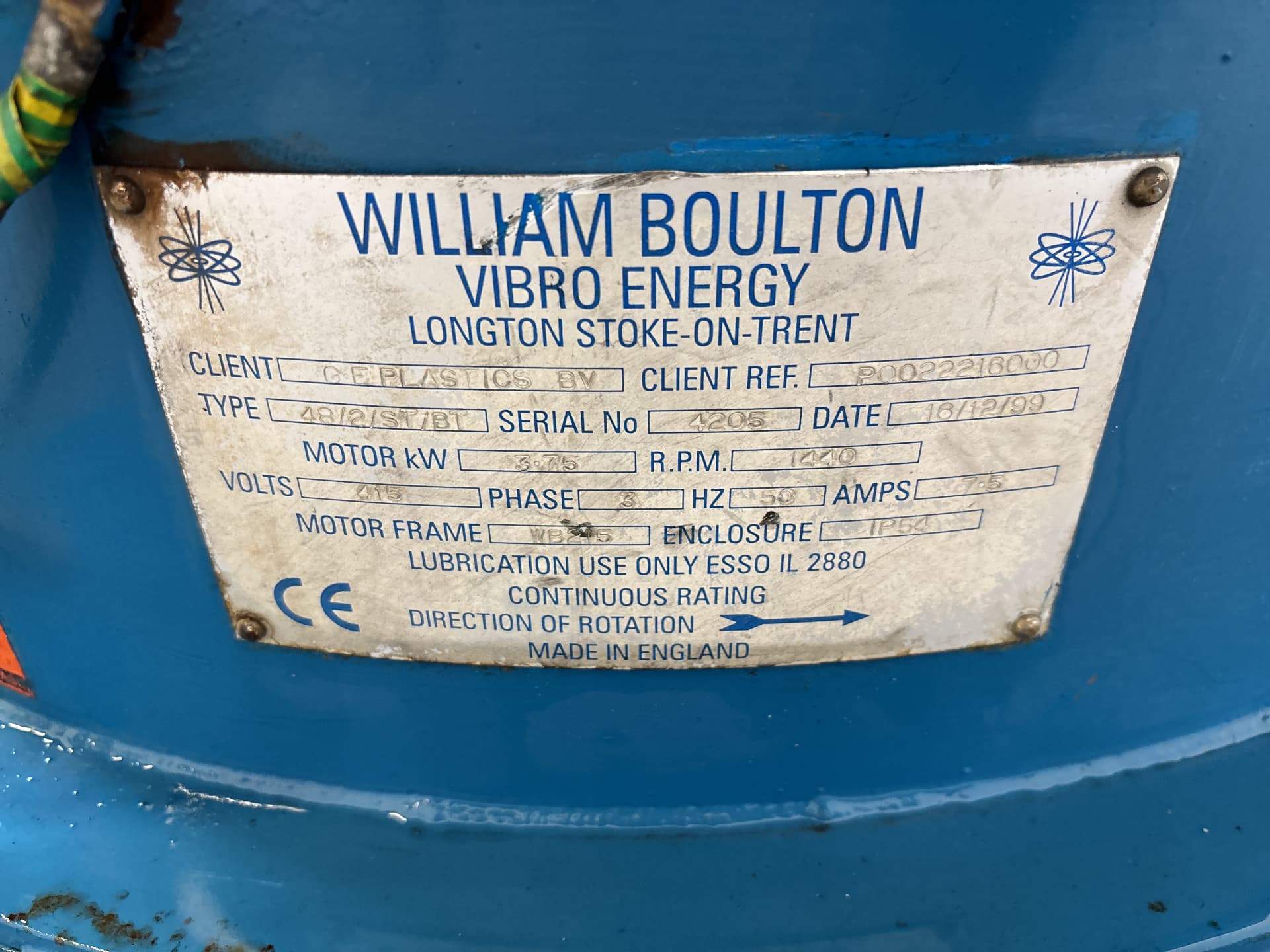 William Boulton 48/2/ST/BT MKII - Вибрационное сито - image 5