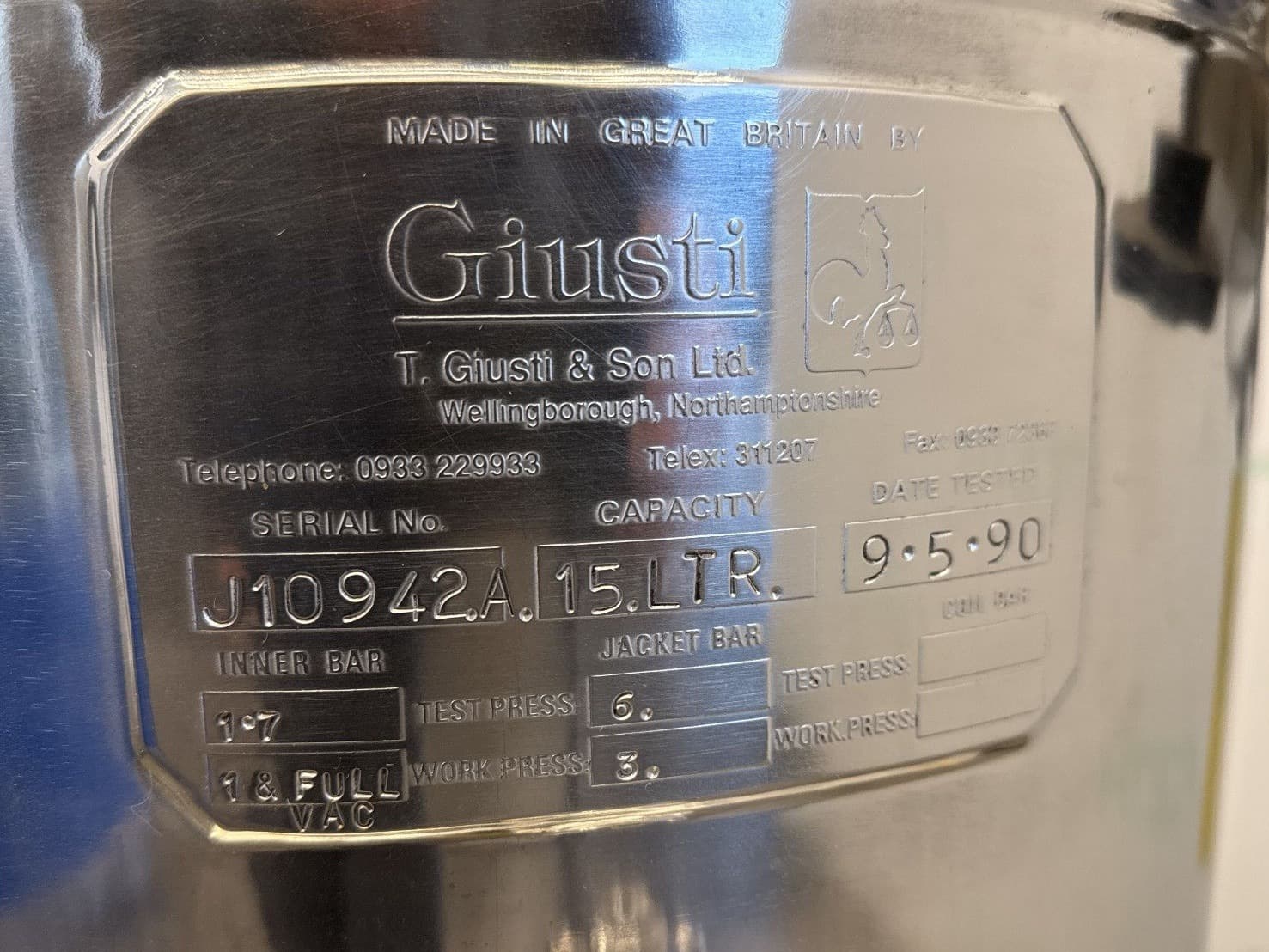 Giusti & Son LABOMIX-MKII - Сосуд для перемешивания - image 4