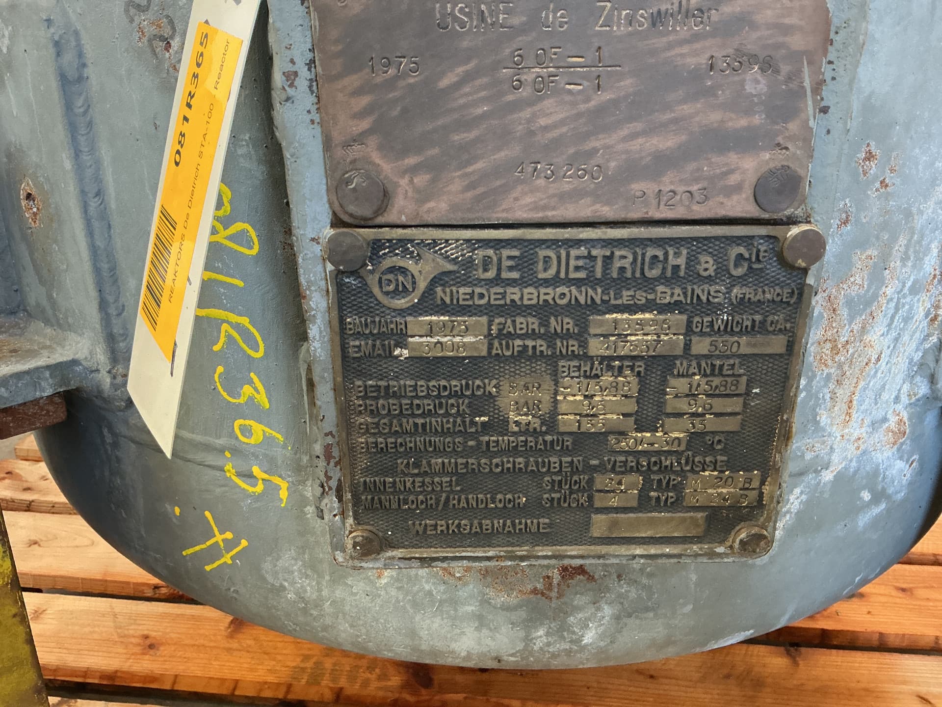 De Dietrich STA100 - Стеклянный реактор - image 3