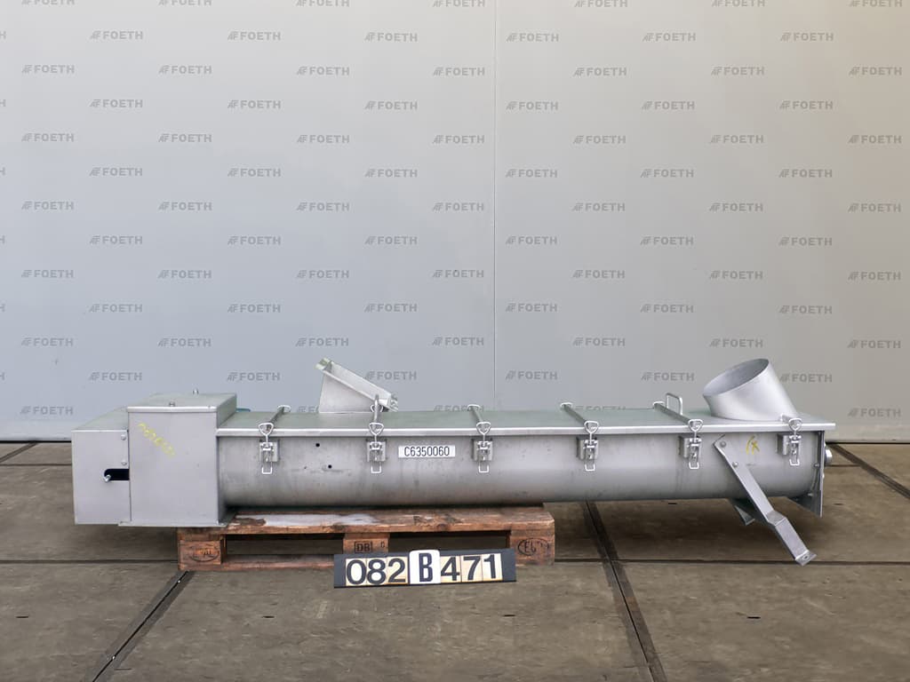 Inclined; L= 2.2 m - Горизонтальный шнековый конвейер - image 1