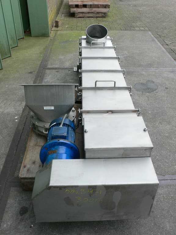 Inclined; L= 2.2 m - Горизонтальный шнековый конвейер - image 2