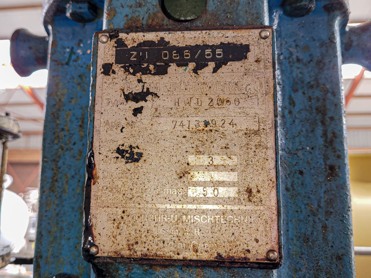 Hoeksma & Velt 750 Ltr - Реактор из нержавеющей стали - image 8