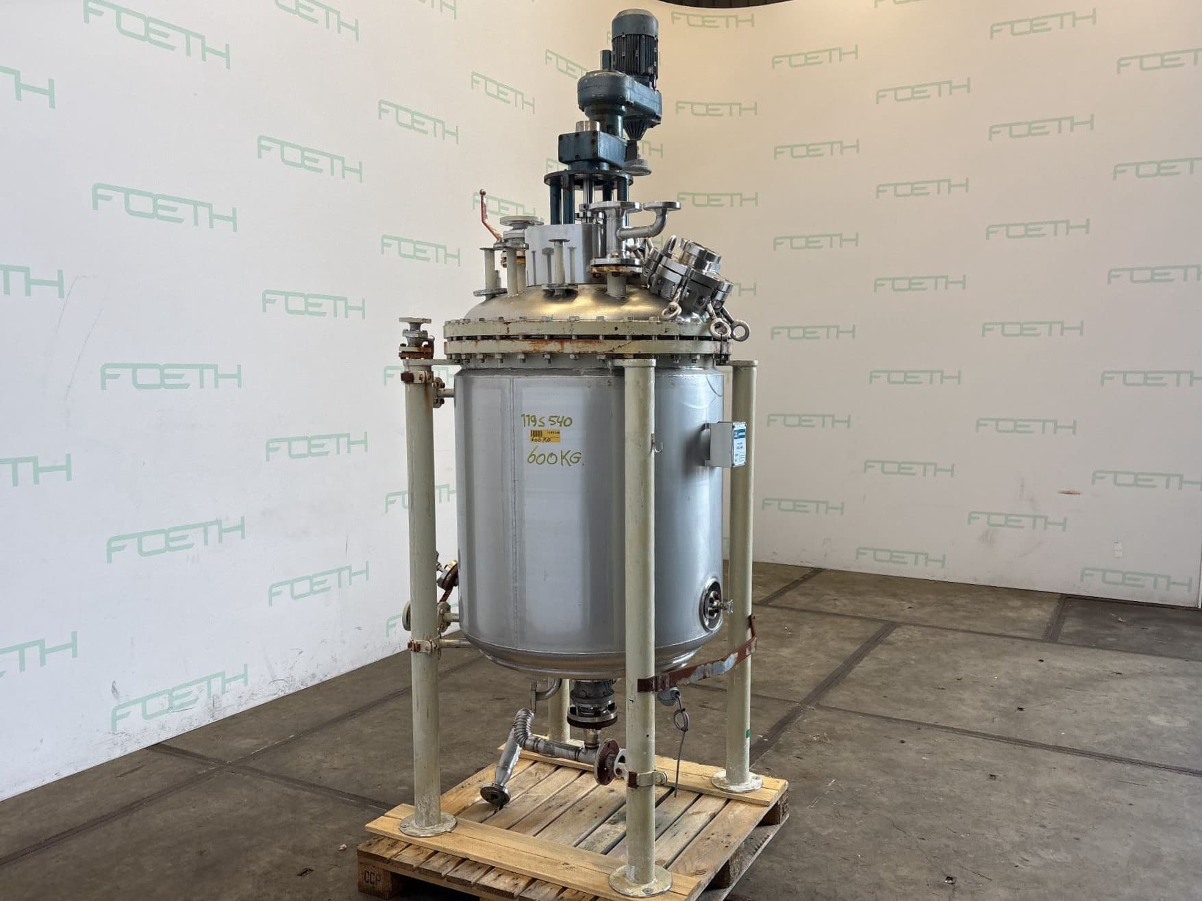 Jongia LPK-40 (650 l) - Реактор из нержавеющей стали - image 2