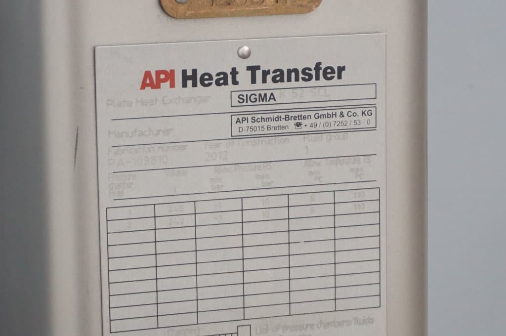 Api Schmidt SIGMA K52 TCL - Пластинчатый теплообменник - image 6