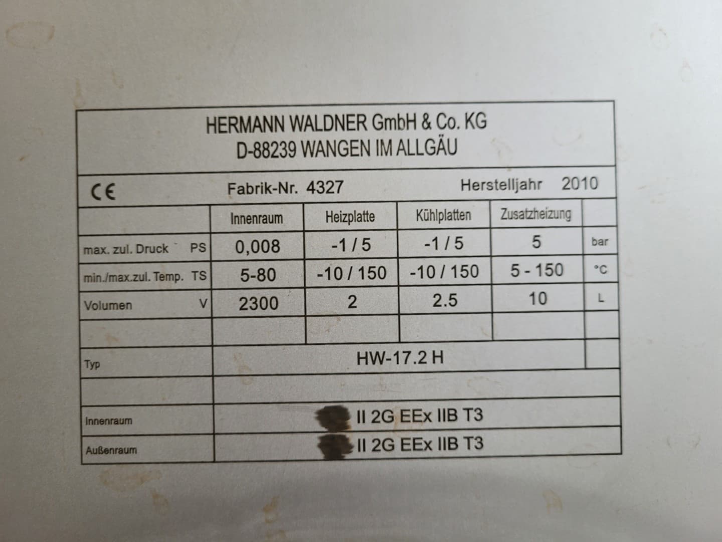 Hermann Waldner HW-17.2H - Сушильная камера - image 4