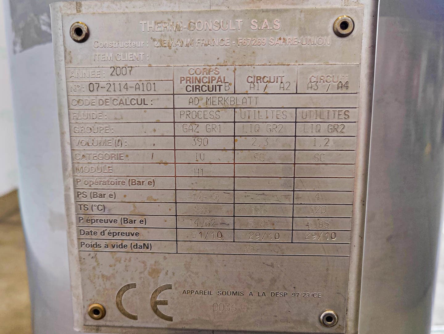 Ziemann Column 390ltr (Hastelloy C-22) - Перегонная установка - image 5