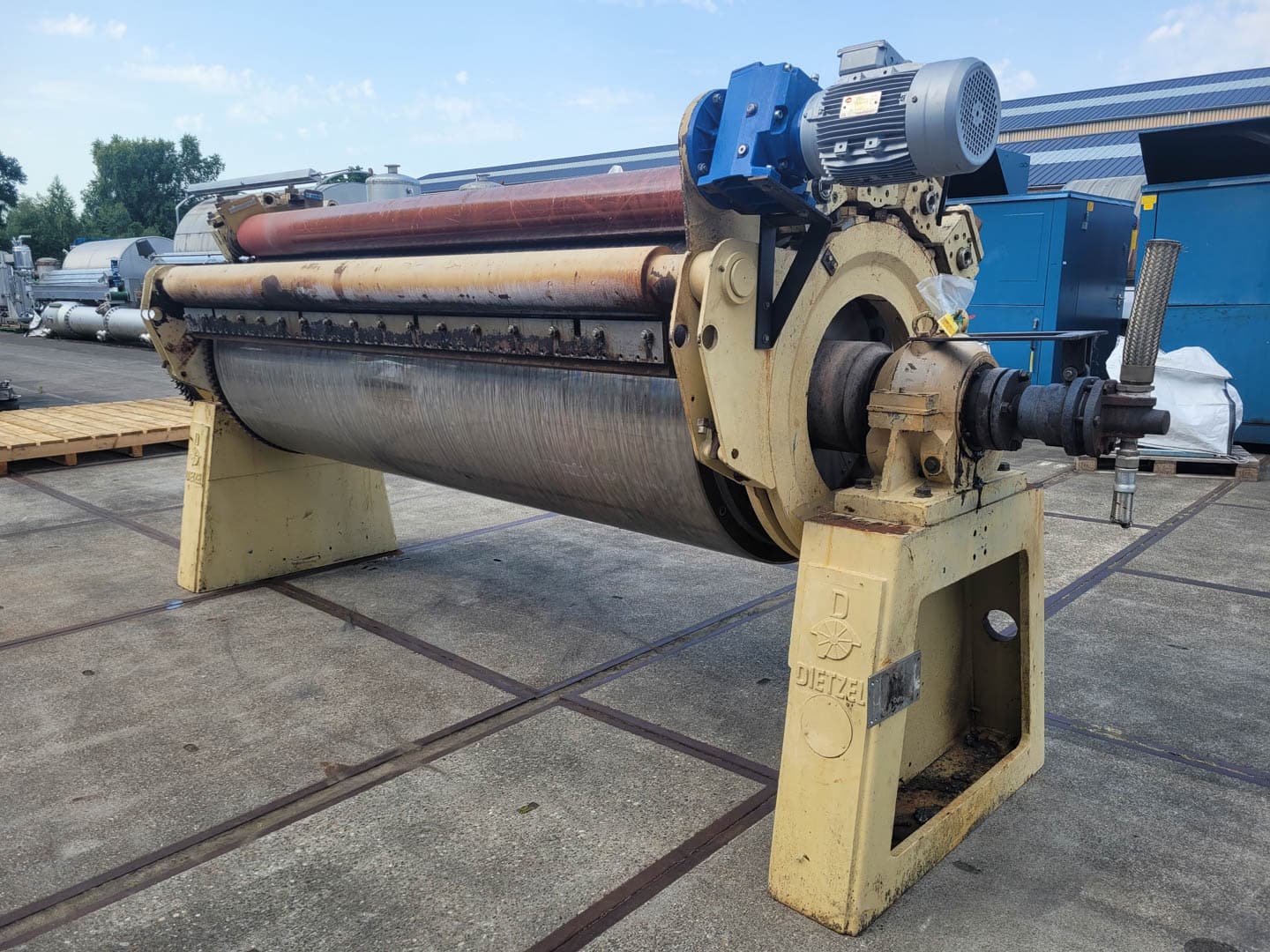 Wurm Dietzel Dia. 991x2800 mm "single drum dryer" - Вальцовая сушилка - image 4