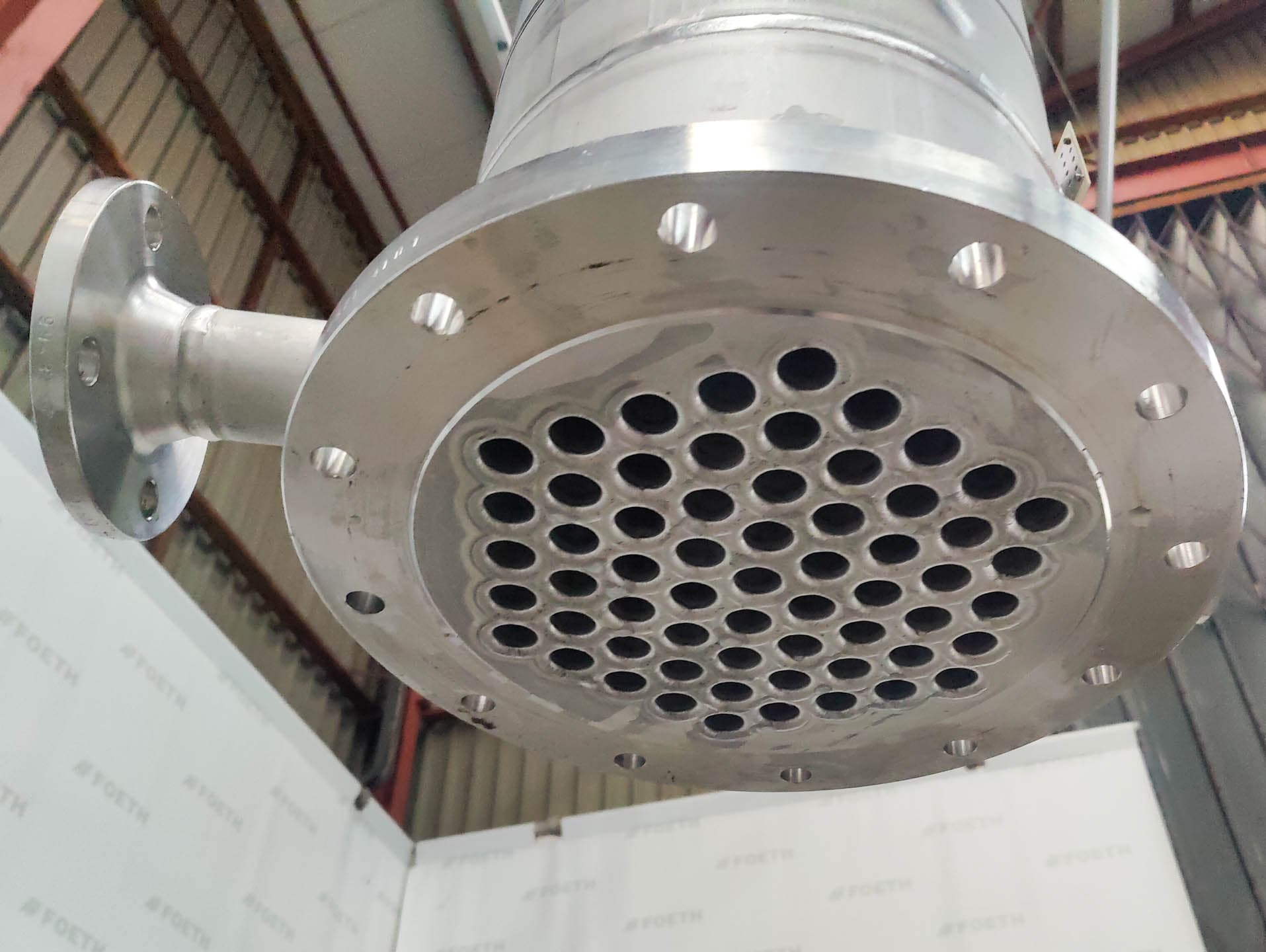 Buss-SMS trickling film cooler 5,7 m2 - Испаритель с падающей пленкой - image 4