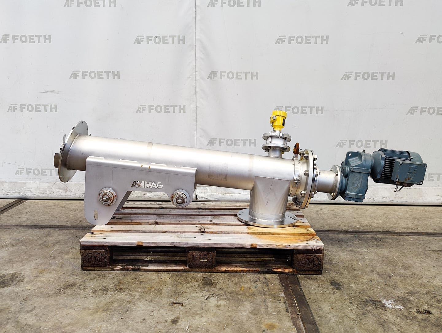 Ammag RDSCHN D187x1300x3,9° - Горизонтальный шнековый конвейер - image 1