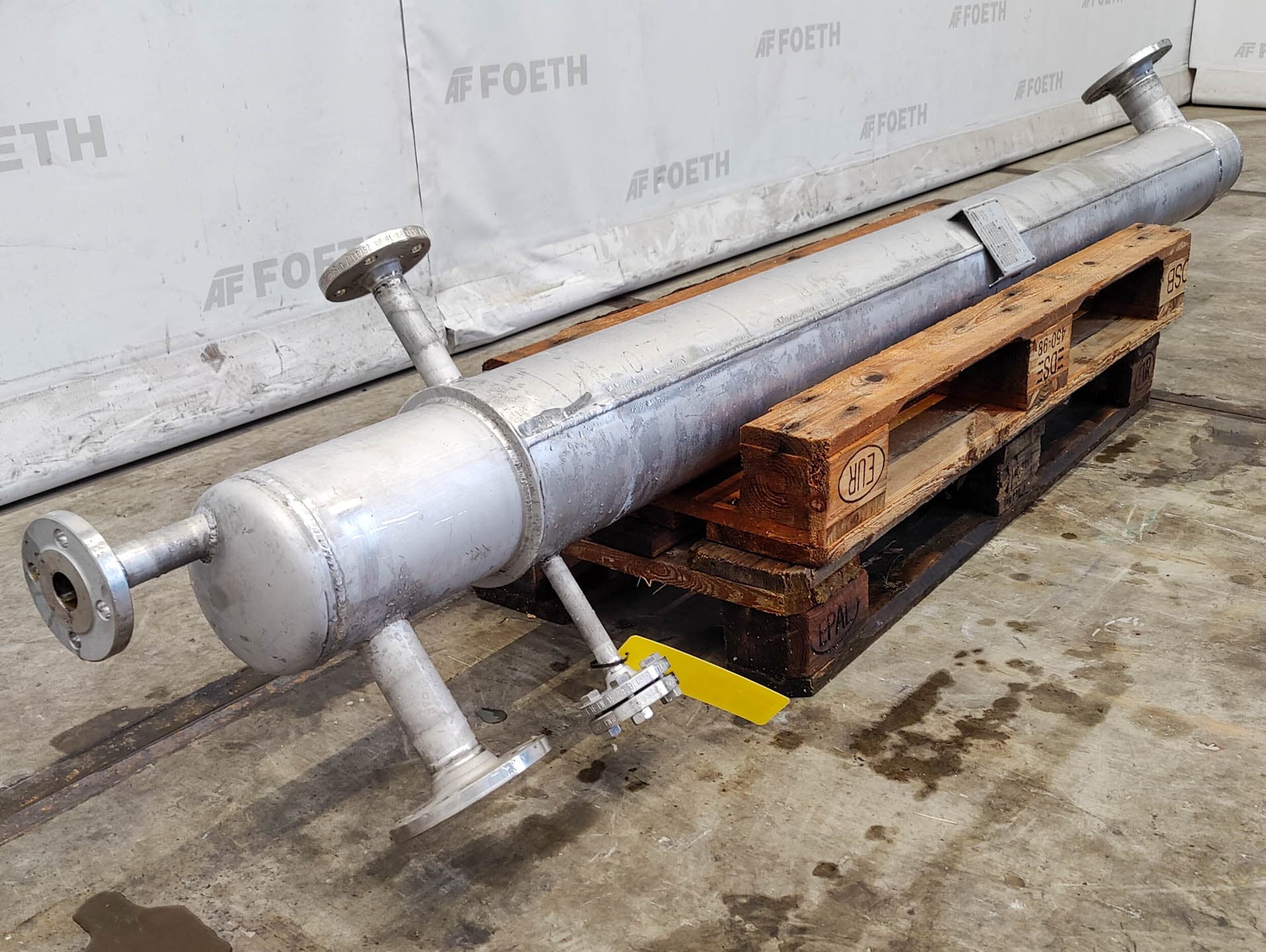 Kuehni (finned tube heat exchanger) 6,3m² - Кожухотрубчатый теплообменник - image 2