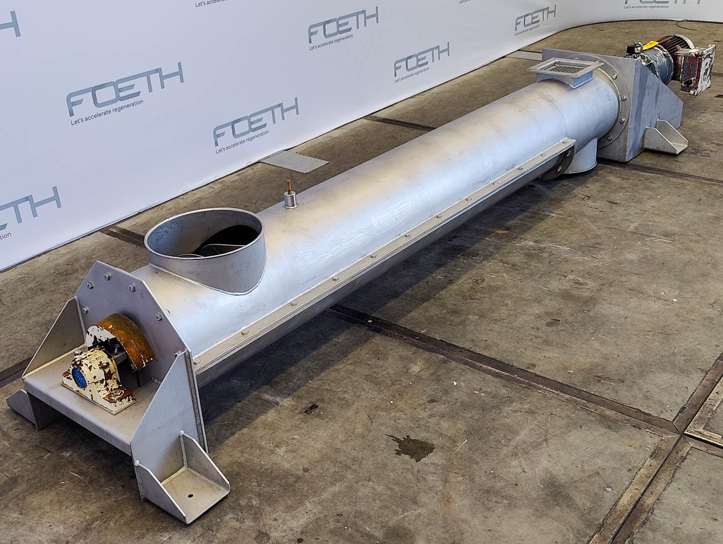 2870mm length - Горизонтальный шнековый конвейер - image 3