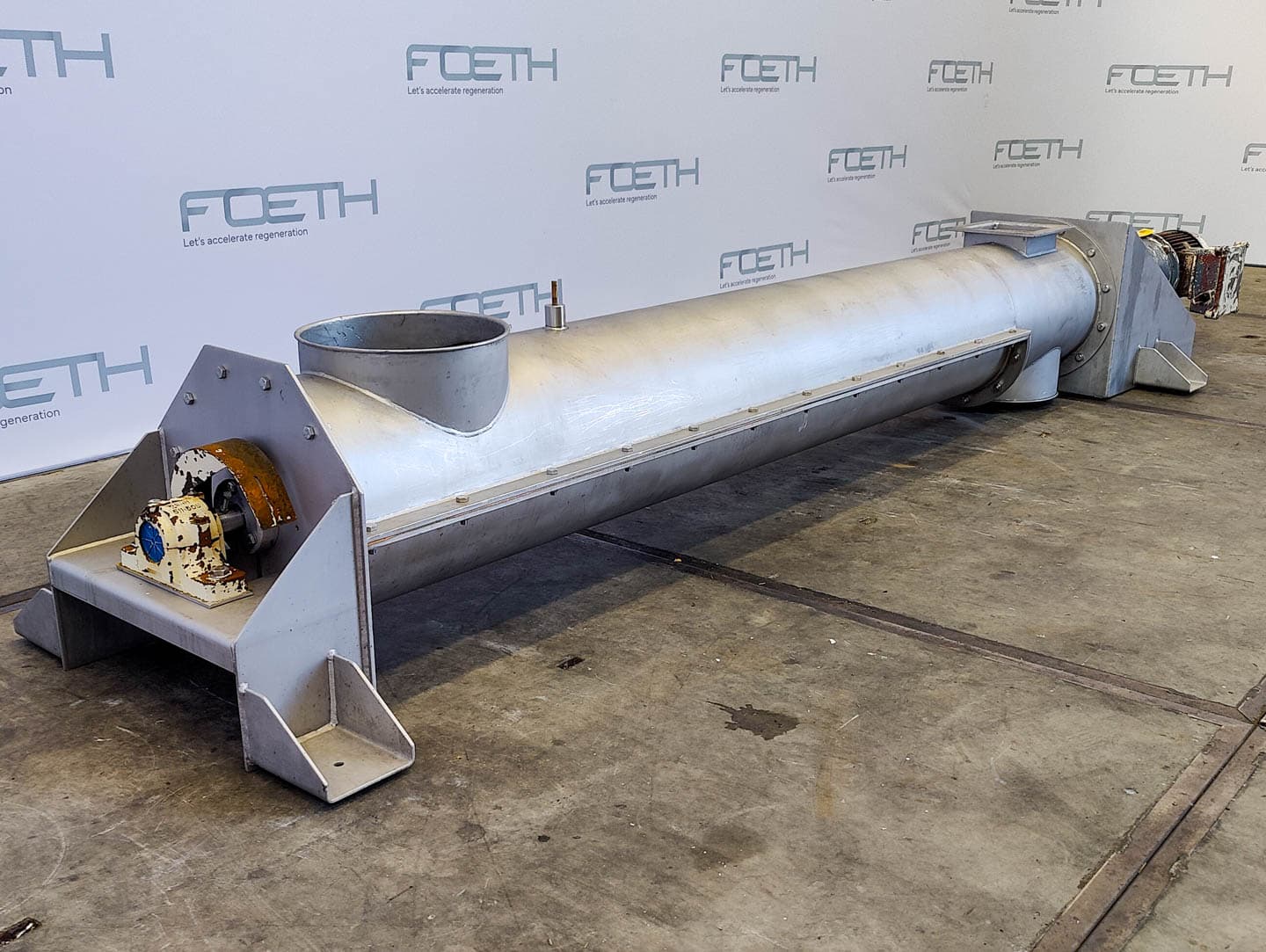 2870mm length - Горизонтальный шнековый конвейер - image 2