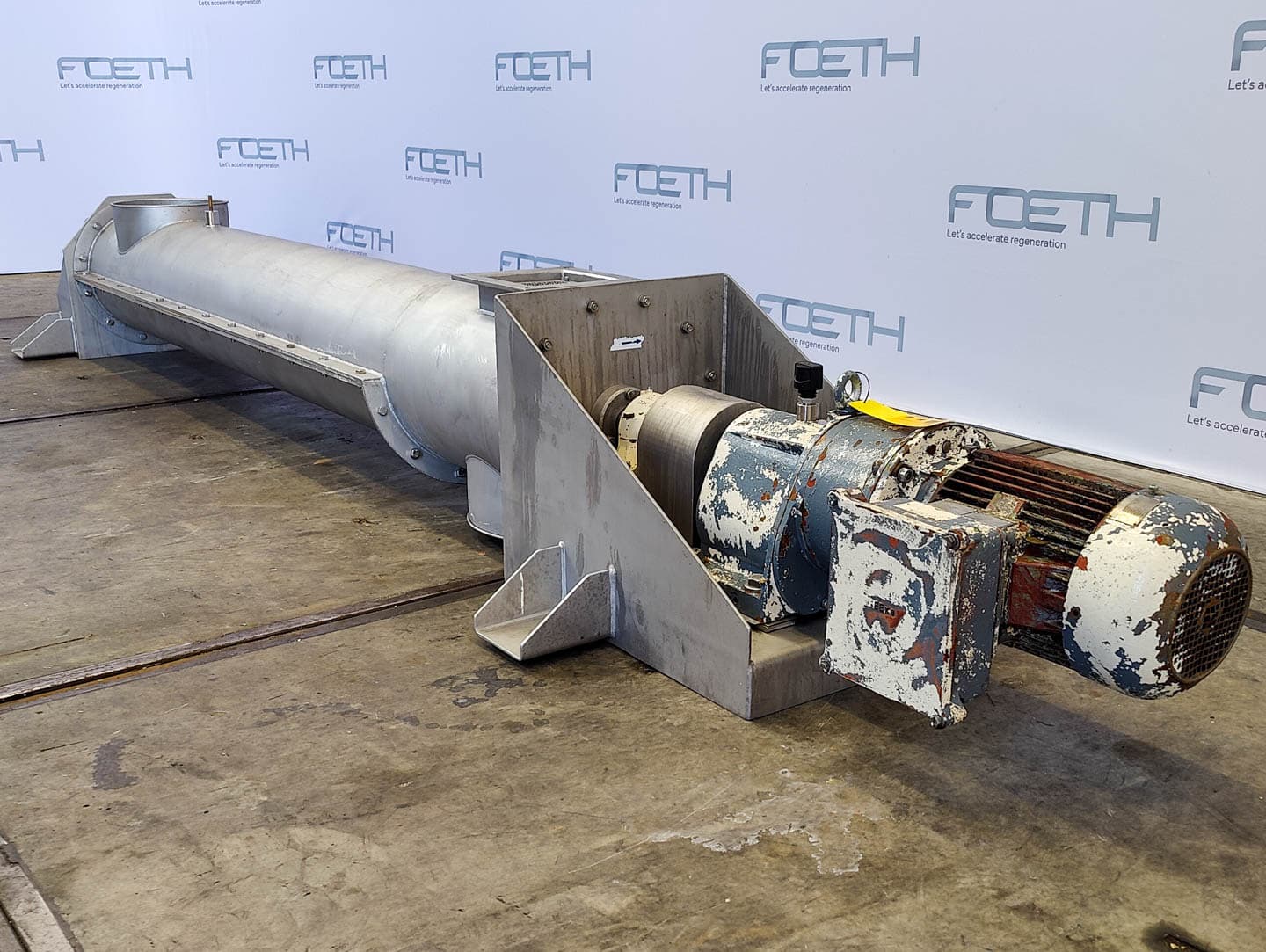 2870mm length - Горизонтальный шнековый конвейер - image 6