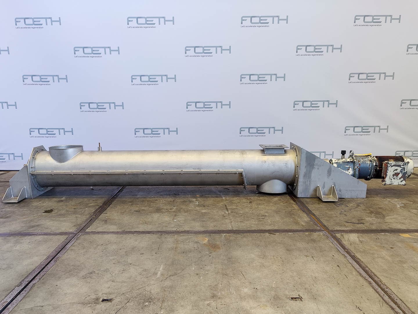 2870mm length - Горизонтальный шнековый конвейер - image 1