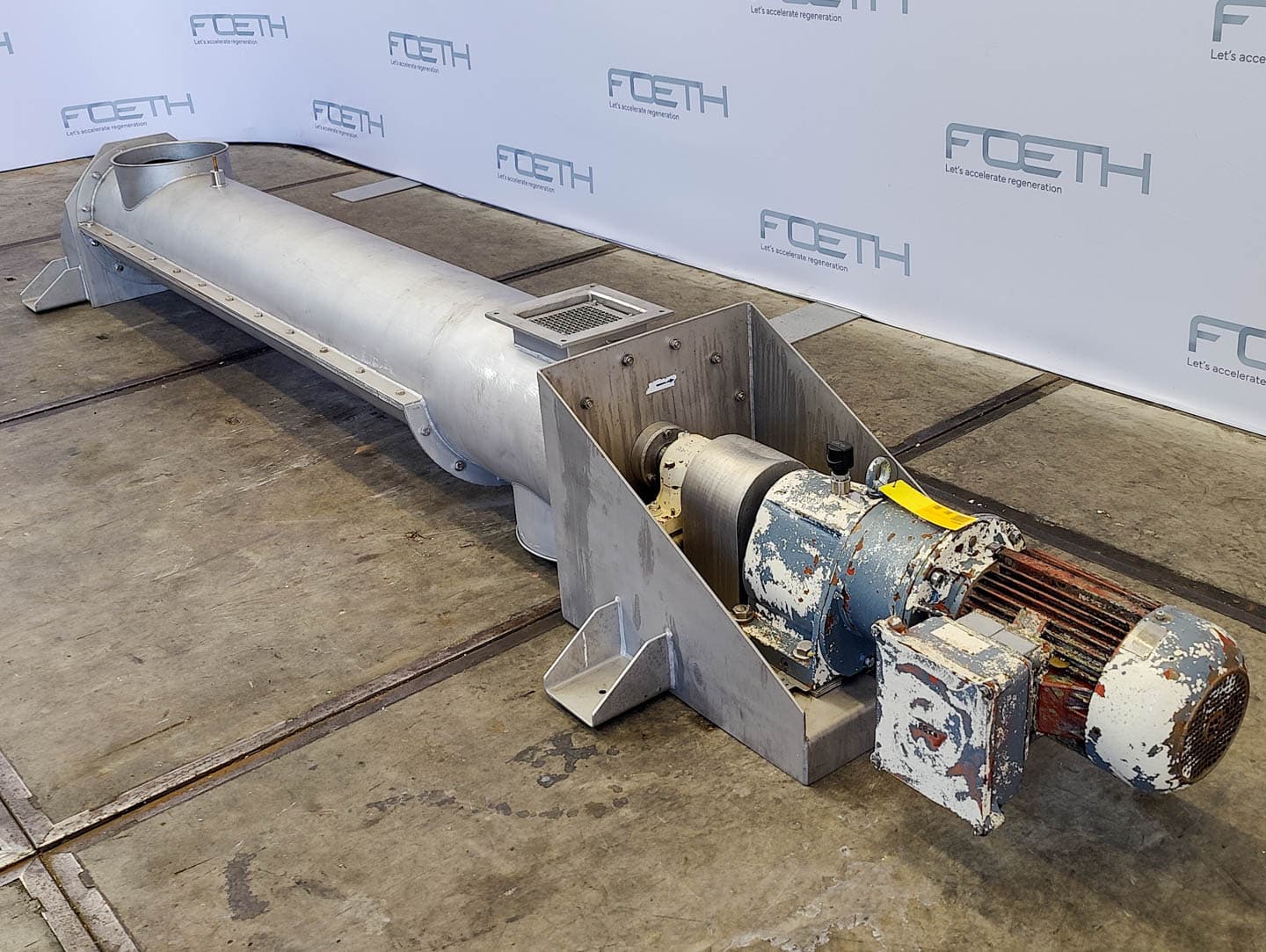 2870mm length - Горизонтальный шнековый конвейер - image 8