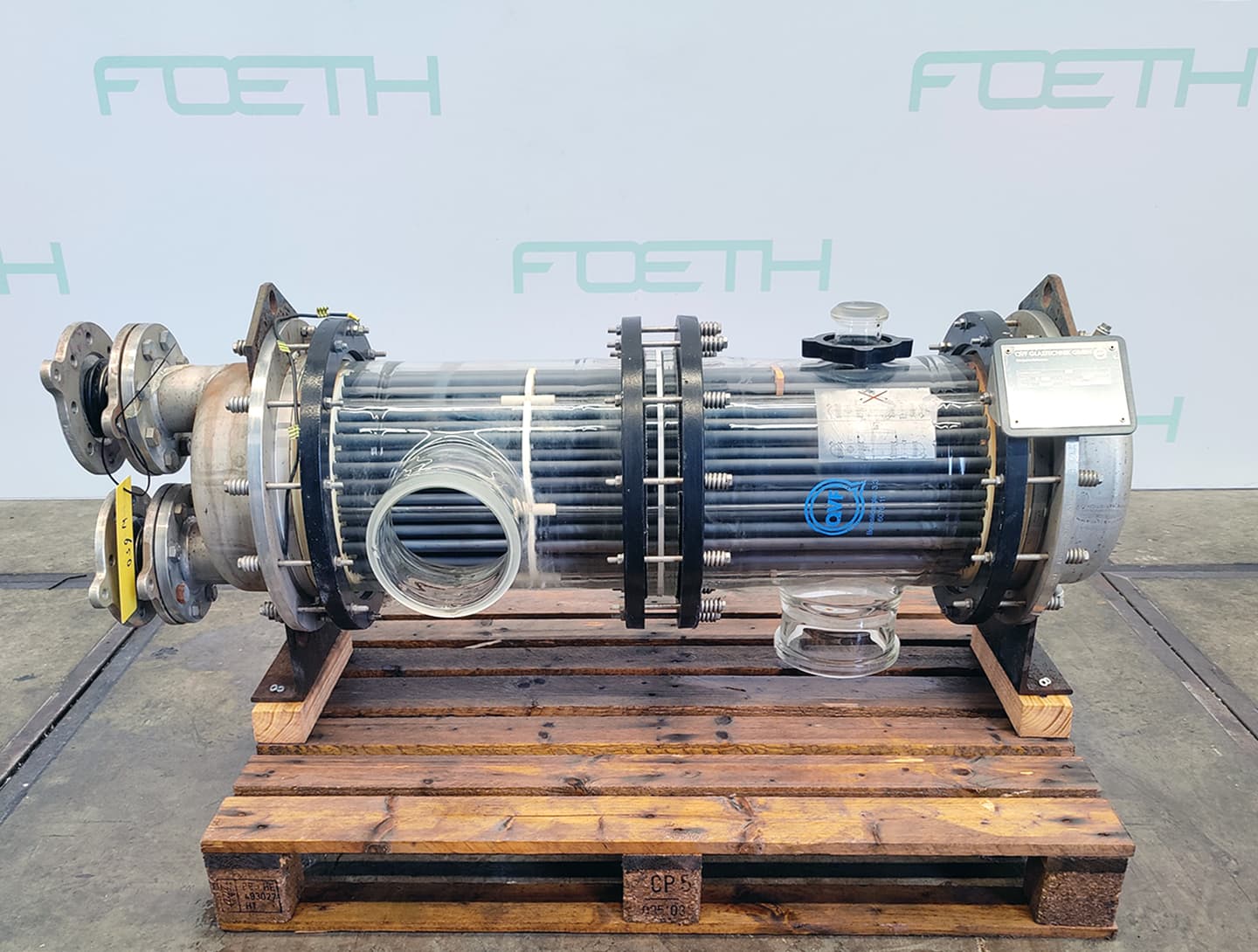 QVF Glasstechnik S-ROB45/300/SH/3SIC-4,5m² - Кожухотрубчатый теплообменник - image 1
