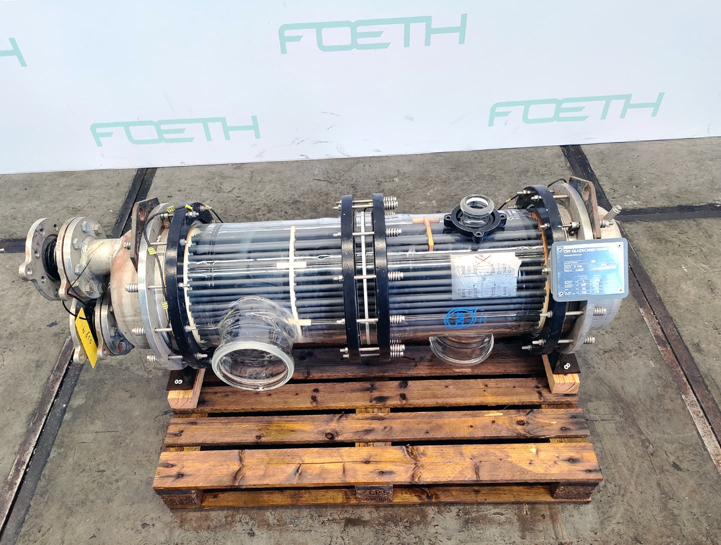 QVF Glasstechnik S-ROB45/300/SH/3SIC-4,5m² - Кожухотрубчатый теплообменник - image 7